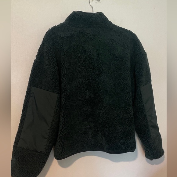 Fabletics Teddy Dark Green Full Zip Jacket Women’s size Medium - Picture 9 of 11